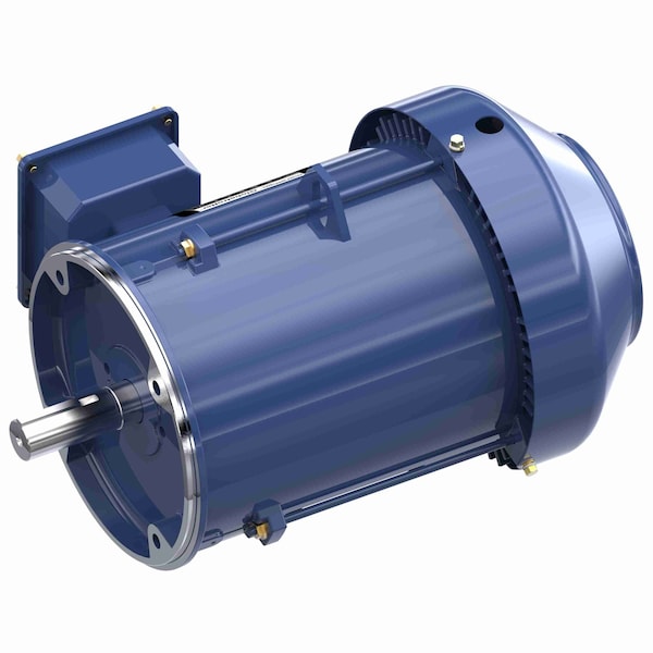 Three Phase TEFC Motors, 5 HP, 3 phase, 3600 RPM, 230/460 V, 184TC Frame, TEFC